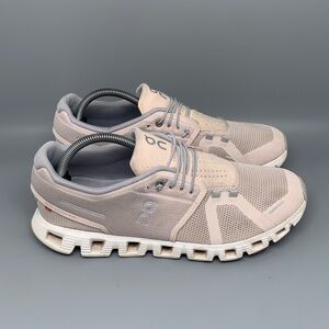 On‎ Cloud 5 Shell Pink White Running Shoes Women’s Sz 11